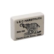 Ластик Koh-I-Noor «Elephant» 300/60, прямоугольный, натуральный каучук, 31*21*8мм, ч/б