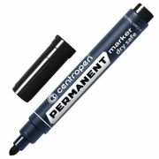 Маркер перманентный Centropen «8510» черный, пулевидный, 2,5мм, устойчив к высыханию