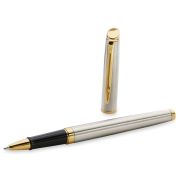 Ручка-роллер Waterman «Hemisphere Stainless Steel GT» черная, 0,8мм, подарочная упаковка
