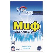 Порошок для машинной стирки Миф Аквапудра Морозная Свежесть, 400г