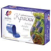 Краски акриловые 6 цв. 15 мл. «Луч»
