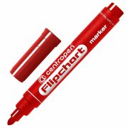 Маркер для флипчартов Centropen «8550» красный, пулевидный, 2,5мм