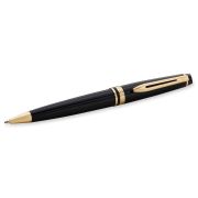 Ручка шариковая Waterman «Expert Black Lacquer GT» синяя, 1,0мм, подарочная упаковка