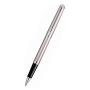 Ручка-роллер Waterman «Hemisphere Stainless Steel PT» черная, 0,8мм, подарочная упаковка