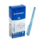Ручка капиллярная Centropen «Document 2631» черная, 0,1мм