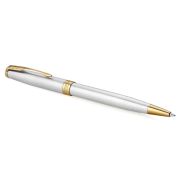 Ручка шариковая Parker «Sonnet Stainless Steel GT» черная, 1,0мм, поворот., подарочная упаковка