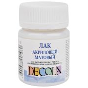 Лак акриловый матовый «Декола» 50 мл, в банке
