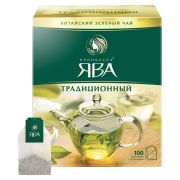 Чай Принцесса Ява, зеленый, 100 пакетиков по 2г