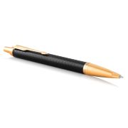 Ручка шариковая Parker «IM Premium Black/Gold GT» синяя, 1,0мм, кнопочн., подарочная упаковка