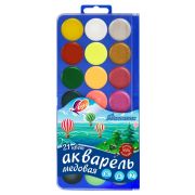 Краски акварельные 21 цв. «Луч»  Фантазия, (8 классических, 6 флуоресцентных, 7 перламутровых