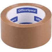Клейкая лента упаковочная OfficeSpace, 48мм*66м, 45мкм, темная, ШК