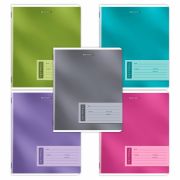 Тетради ДЭК 18 л. КОМПЛЕКТ 10 шт. BRAUBERG, клетка, обложка картон, «ONE COLOUR», 107332