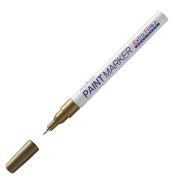 Маркер-краска MunHwa «Extra Fine Paint Marker» золото, 1мм, нитро-основа