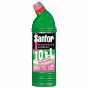 Чистящее средство для сантехники Sanfor «Universal 10в1. Летний дождь», гель с хлором, 1л