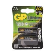 Батарейка GP Lithium AA (LR6) литиевая 15LF, BL2