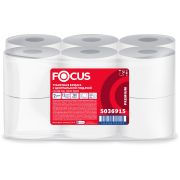 Бумага туалетная с центральной вытяжкой 120 м, FOCUS (T8) Premium, 2-слойная, белый, КОМПЛЕКТ 12 рулонов, 5036915