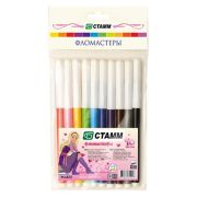 Фломастеры 10 цв «Стамм» Алиса, подвес.