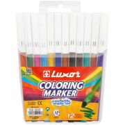 Фломастеры 12 цв. «Luxor» Coloring, арт.6101/12