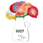 Календарь настольный, подарочный, фигурный, 2027, сувенир DIY, картон, BRAUBERG, «Букет», 116734