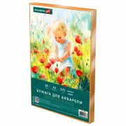 Бумага для акварели А3 60 л., 270 г/м2, мелкое зерно, в коробке, BRAUBERG ART CLASSIC, «Весна», 116888