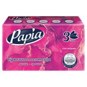 Полотенца бумажные (1 пачка – 100 листов), PAPIA (H3), UNIT PACK, 3-слойные, 23х20,5 см, V-сложение, 5090823