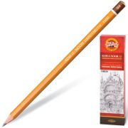 Карандаш чернографитный «Koh-i-Noor» 1500 3Н, без резинки