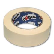 Клейкая лента малярная Unibob, 38мм*50м, инд. упаковка