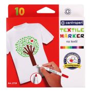 Набор маркеров для ткани Centropen «Textil Marker 2739» 10цв., 1,8мм, картон. уп., европодвес