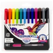 Набор маркеров для декорирования Centropen «Creative 2896» 12цв., перманентные, пулевидные, 2мм, европодвес
