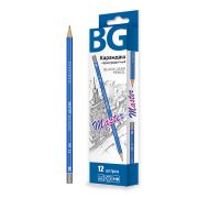 Карандаш чернографитный «BG» Master, НВ, без ластика, арт.4631