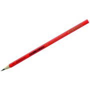 Карандаш ч/г Koh-I-Noor «Triograph 1» B, трехгранный, заточен., красный корпус