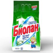 Порошок для машинной стирки Биолан «Белые цветы», 9кг