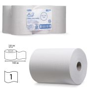 Полотенца бумажные рулонные KIMBERLY-CLARK Scott, КОМПЛЕКТ 6 шт., Slimroll, 165 м, белые, артикул 6657
