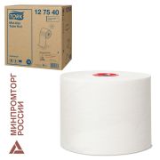 Бумага туалетная 135 м, Tellus/TORK (Система Т6) UNIVERSAL, КОМПЛЕКТ 27 рулонов, белая, 127540/127541