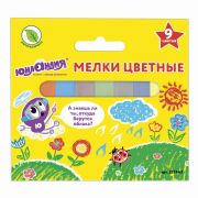 Мел цветной 9шт «Юнландия» Юнландик и окружающий мир, 227443