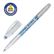 Ручка шариковая масляная PENSAN «Global-21», СИНЯЯ, корпус прозрачный, узел 0,5 мм, линия письма 0,3 мм, 2221