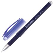 Ручка гелевая с грипом BRAUBERG «FINE GEL SOFT», СИНЯЯ, игольчатый узел 0,5 мм, линия письма 0,35 мм, 141182