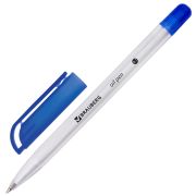 Ручка шариковая масляная BRAUBERG «OIL PEN», СИНЯЯ, корпус прозрачный, 0,7 мм, линия 0,35 мм, 141476