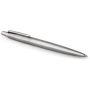 Ручка шариковая PARKER «Jotter Core Stainless Steel CT», корпус серебристый, детали хром, синяя, 1953170