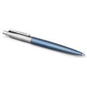 Ручка шариковая PARKER «Jotter Core Waterloo Blue CT», корпус голубой, детали хром, синяя, 1953191