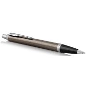 Ручка шариковая PARKER «IM Core Dark Espresso CT», корпус кофейный лак, хромированные детали, синяя, 1931671