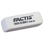 Ластик «Factis» BM 40 (Испания), 52х20х7мм, белый, прямоугольный, скошенный, CNFBM40