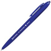 Ручка шариковая масляная автоматическая BRAUBERG «Sky Blue», СИНЯЯ, soft-touch, узел 0,7 мм, линия письма 0,35 мм, 142946