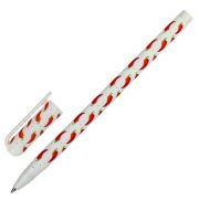 Ручка шариковая BRAUBERG SOFT TOUCH STICK «CHILI PEPPER», СИНЯЯ, мягкое покрытие, узел 0,7 мм, 143708