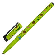 Ручка шариковая BRAUBERG SOFT TOUCH GRIP «AVOCADO», СИНЯЯ, мягкое покрытие, узел 0,7 мм, 143716