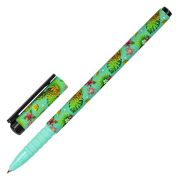 Ручка шариковая BRAUBERG SOFT TOUCH GRIP «PINEAPPLE», СИНЯЯ, мягкое покрытие, узел 0,7 мм, 143718