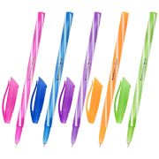 Ручка шариковая масляная BRAUBERG KIDS «TWIST», СИНЯЯ, корпус ассорти, пишущий узел 0,7 мм, линия письма 0,35 мм, 144104