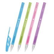 Ручка гелевая BRAUBERG «ULTRA GEL PASTEL», СИНЯЯ, стандартный наконечник 0,5 мм, линия письма 0,35 мм, 144272