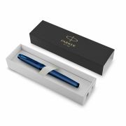 Ручка перьевая PARKER «IM Professionals Monochrome Blue», синий металлик, нержавеющая сталь, синяя, 2172964