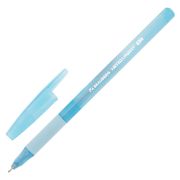 Ручка шариковая с грипом BRAUBERG «i-STICK POINT LIGHT BLUE», СИНЯЯ, пишущий узел 0,7 мм, линия письма 0,35 мм, 144383